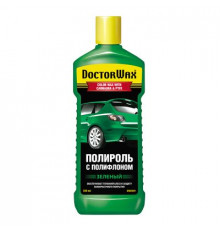 Полироль кузова цветной с полифлоном. Зеленый DoctorWax 300 мл
