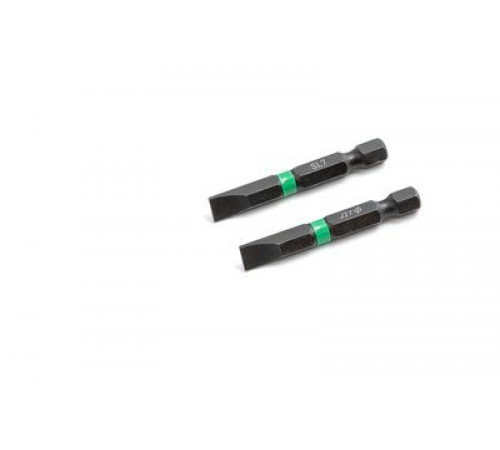 Бита ударная 1/4'', SL7 × 50 мм, 2 шт. ДТ