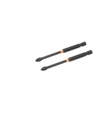Бита ударная 1/4'', PH2 × 90 мм, 2 шт. ДТ