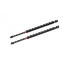 Бита ударная 1/4'', PZ2 × 150 мм, 2 шт. ДТ