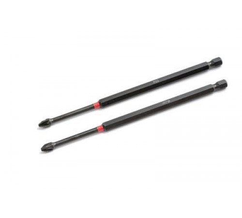 Бита ударная 1/4'', PZ2 × 150 мм, 2 шт. ДТ