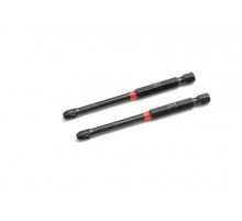 Бита ударная 1/4'', PZ3 × 90 мм, 2 шт. ДТ