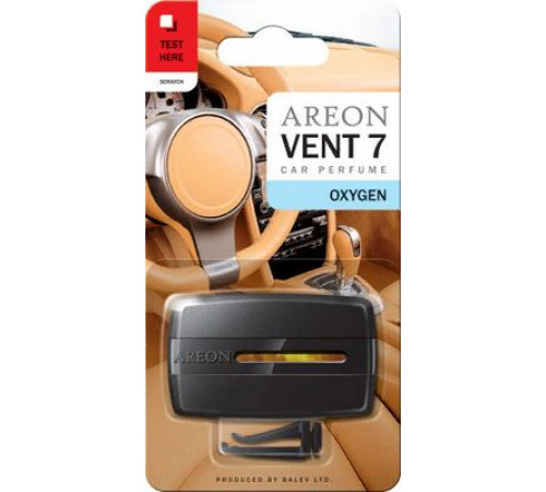 Ароматизатор AREON на дефлектор VENT 7  OXYGEN (Кислород) (4,5мл)