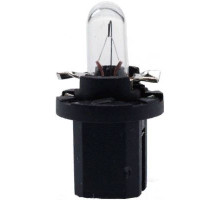 Лампа W1.2W 12V Bx8,5d (черный патрон) ЛЧ217-Ч