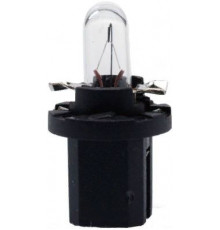 Лампа W1.2W 12V Bx8,5d (черный патрон) ЛЧ217-Ч