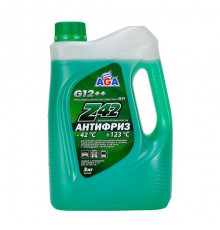 Антифриз, готовый к применению, зеленый, -42С, 3 кг, G-12++  AGA ЧЗ