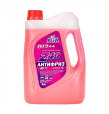 Антифриз, готовый к применению, красный, -40С, 3кг, G-12++ AGA ЧЗ