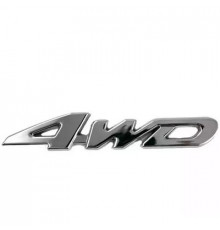 Шильдик металл, 4WD (размер 115х20мм)