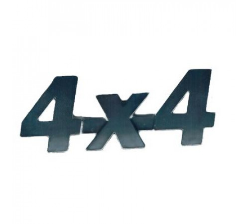 Шильдик металл, 4х4 (размер 85х35мм)_